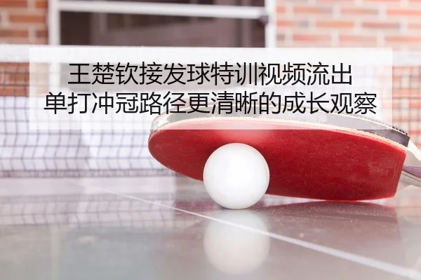 王楚钦接发球特训视频流出 单打冲冠路径更清晰的成长观察